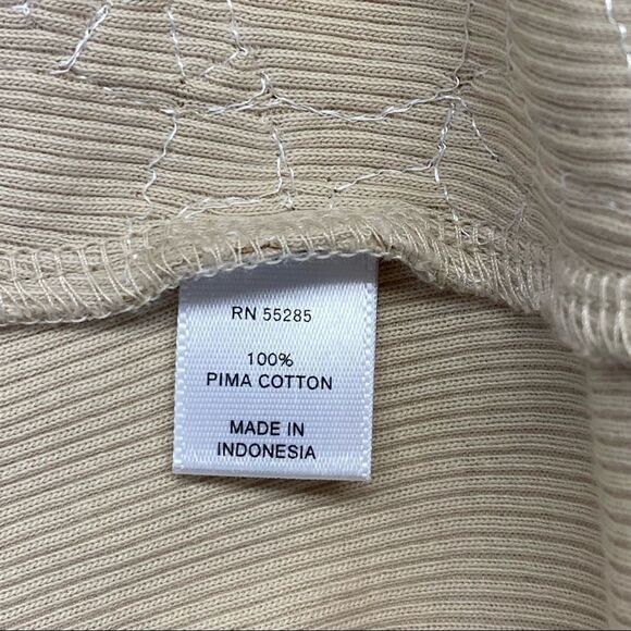 Express Tan Sequin Fitted Ribbed Tank Top Size Small - Picture 6 of 6